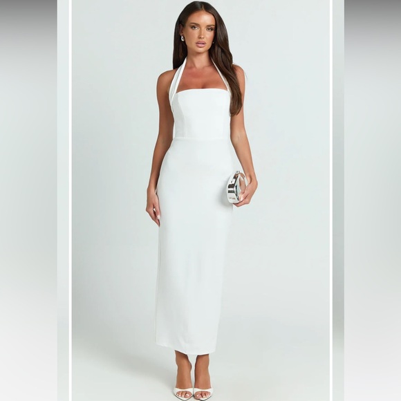 Showpo Salome Midi Dress in White - Picture 1 of 5